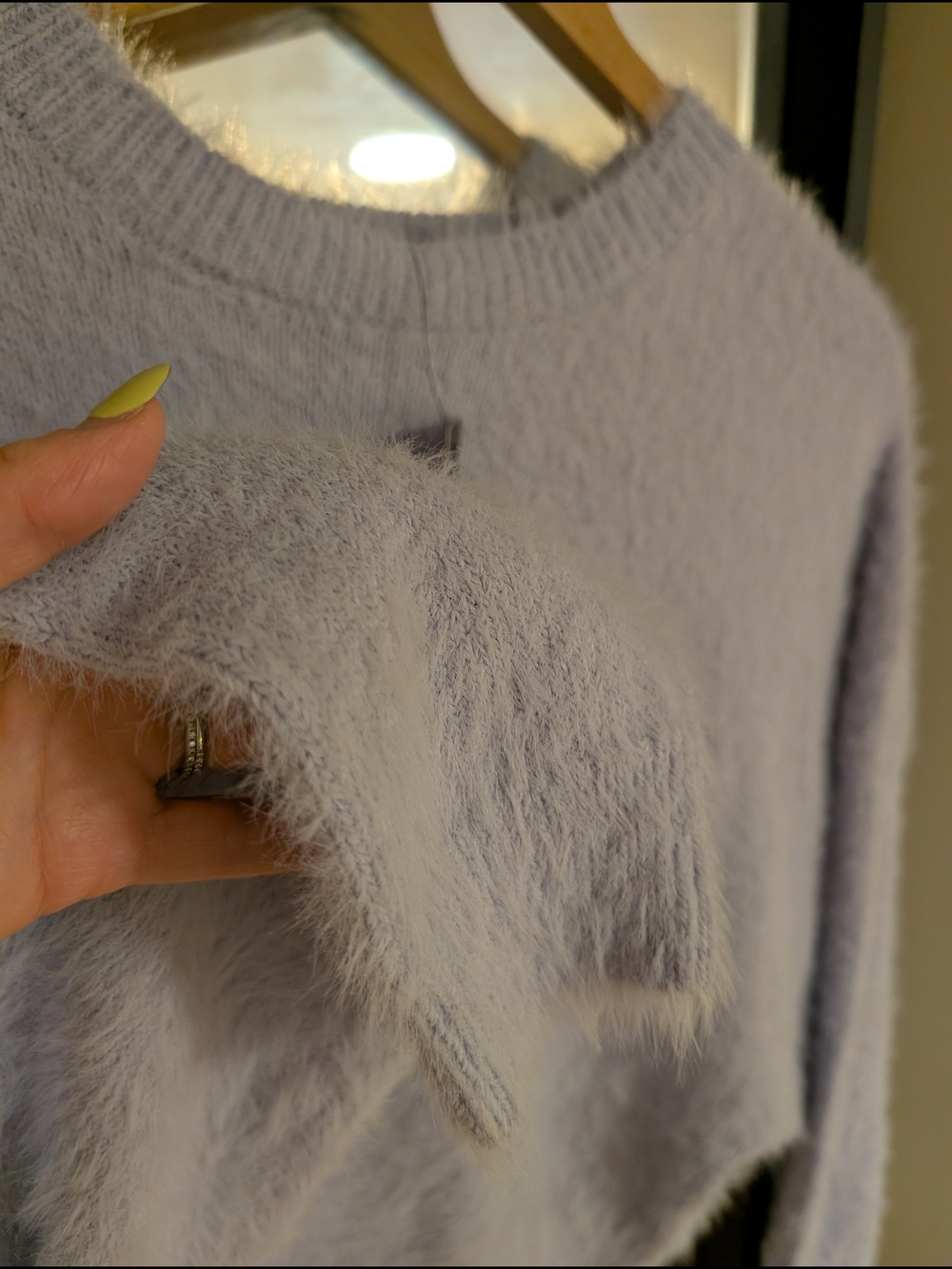 French Connection Meena Fuzzy Sweater *NWT* - Picture 3 of 6